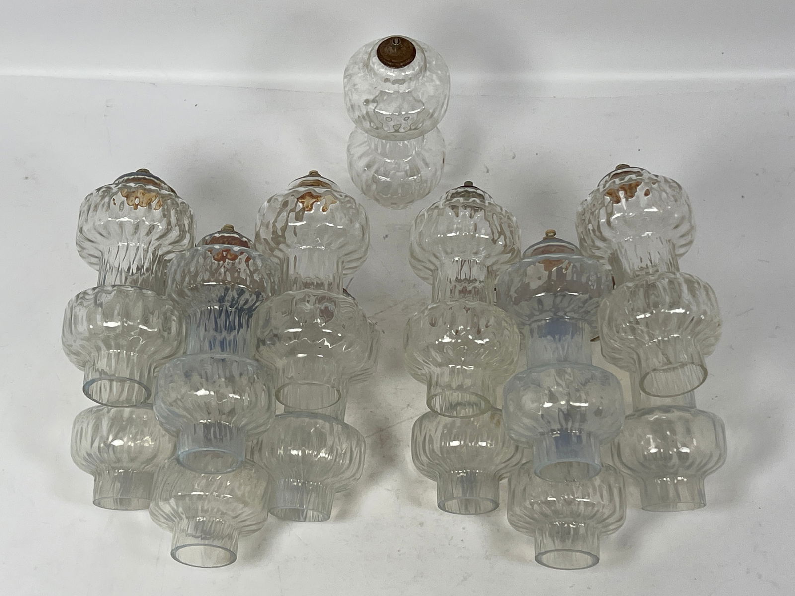 Pair Carlo Scarpa Wall Sconces. Murano glass. (1 of 10)