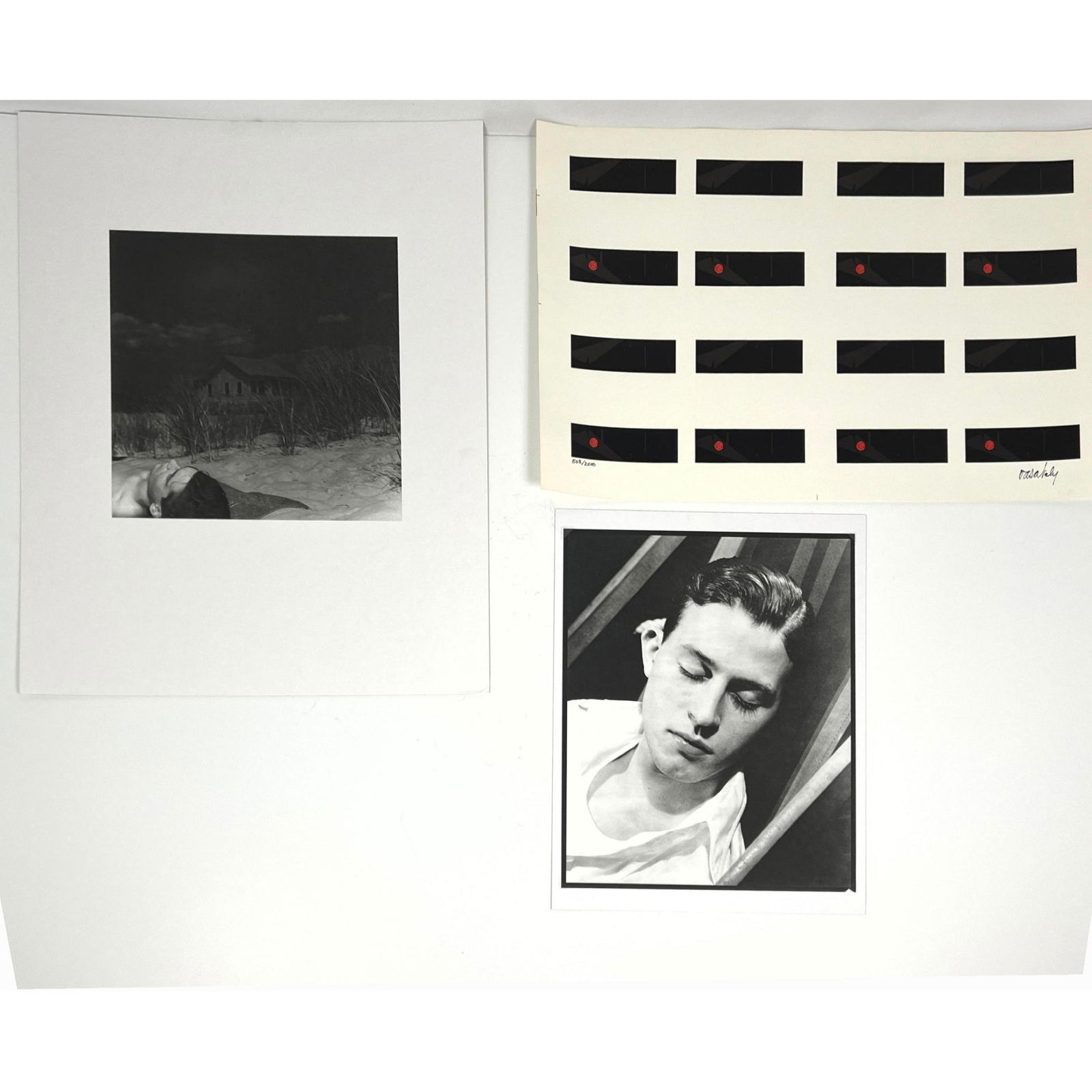 Unframed Art Lot. Vasarely Photogravure Plate Print, 1994 Vintage Photogravure Plate GEORGE PLATT LY (1 of 9)