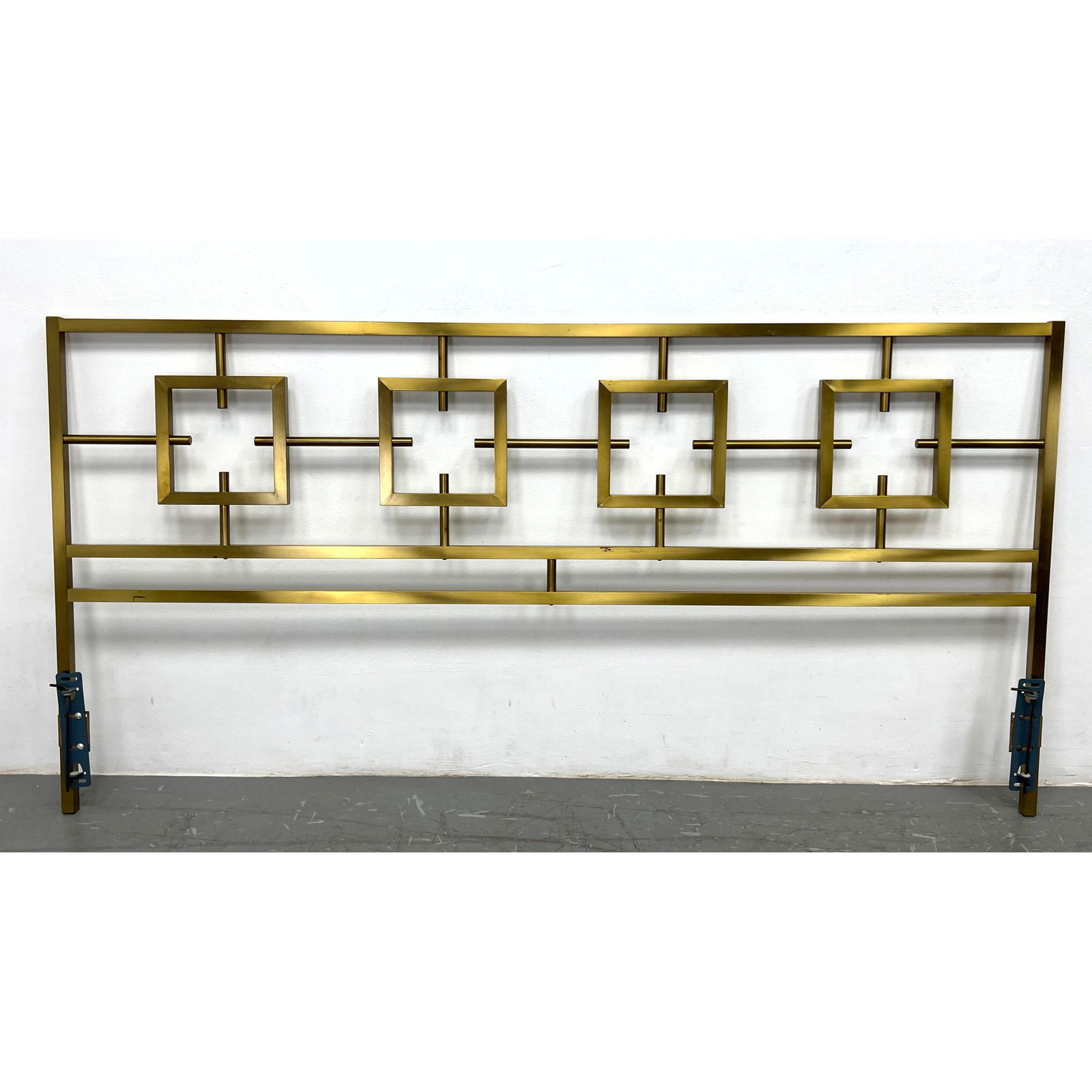 Designer king size brass headboard. In the style of Tommi Parzinger (1 of 9)