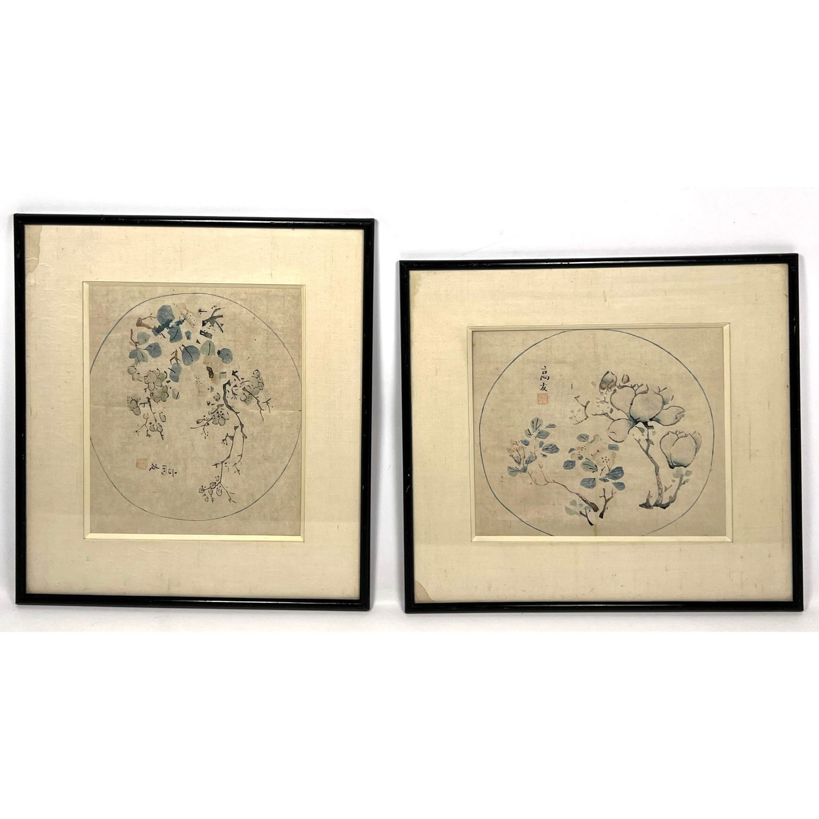 2pcs Studio of Ten Bamboo Woodblock Prints. (1 of 19)