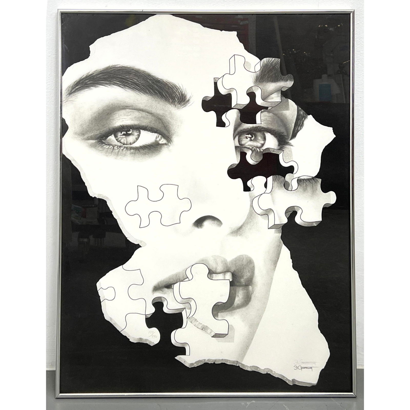 Frank Gastelum signed Print. Women are a Puzzle. (1 of 11)