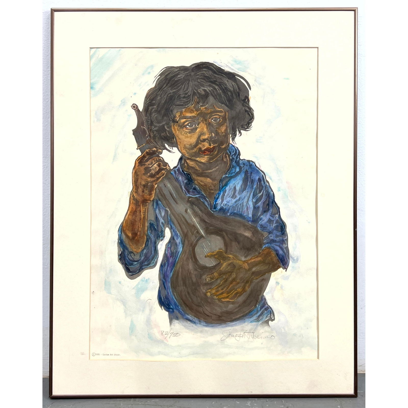 Joseph Tiberino Signed and Numbered Color Print. 82/750 (1 of 6)