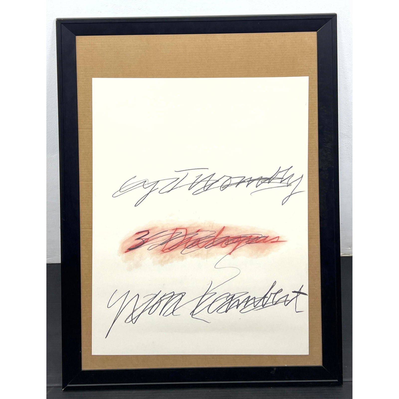 Cy Twombly, 'Second Voyage to Italy', Fine art print