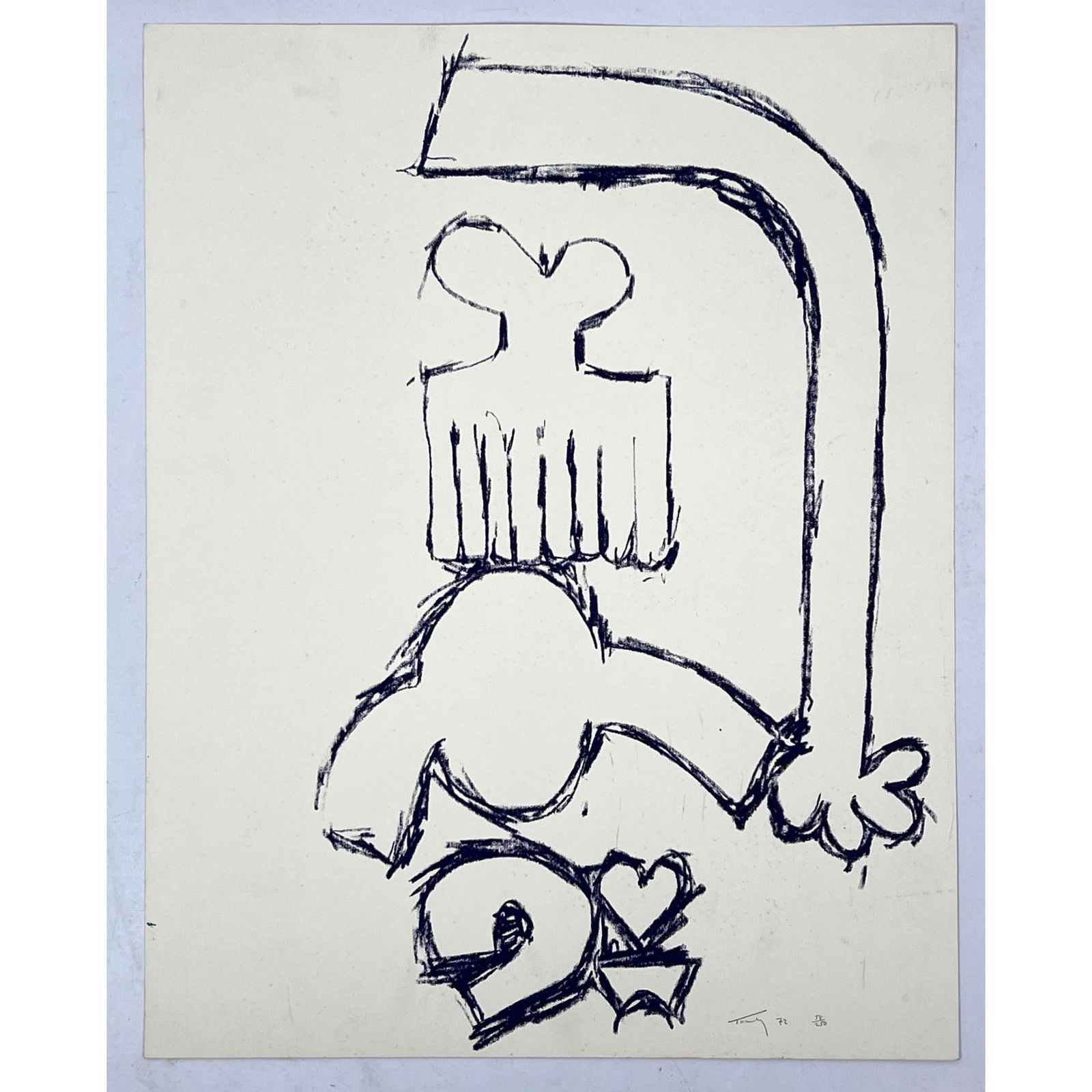 Hugh Townley Signed and Numbered Lithograph Print. 58/250 (1 of 7)