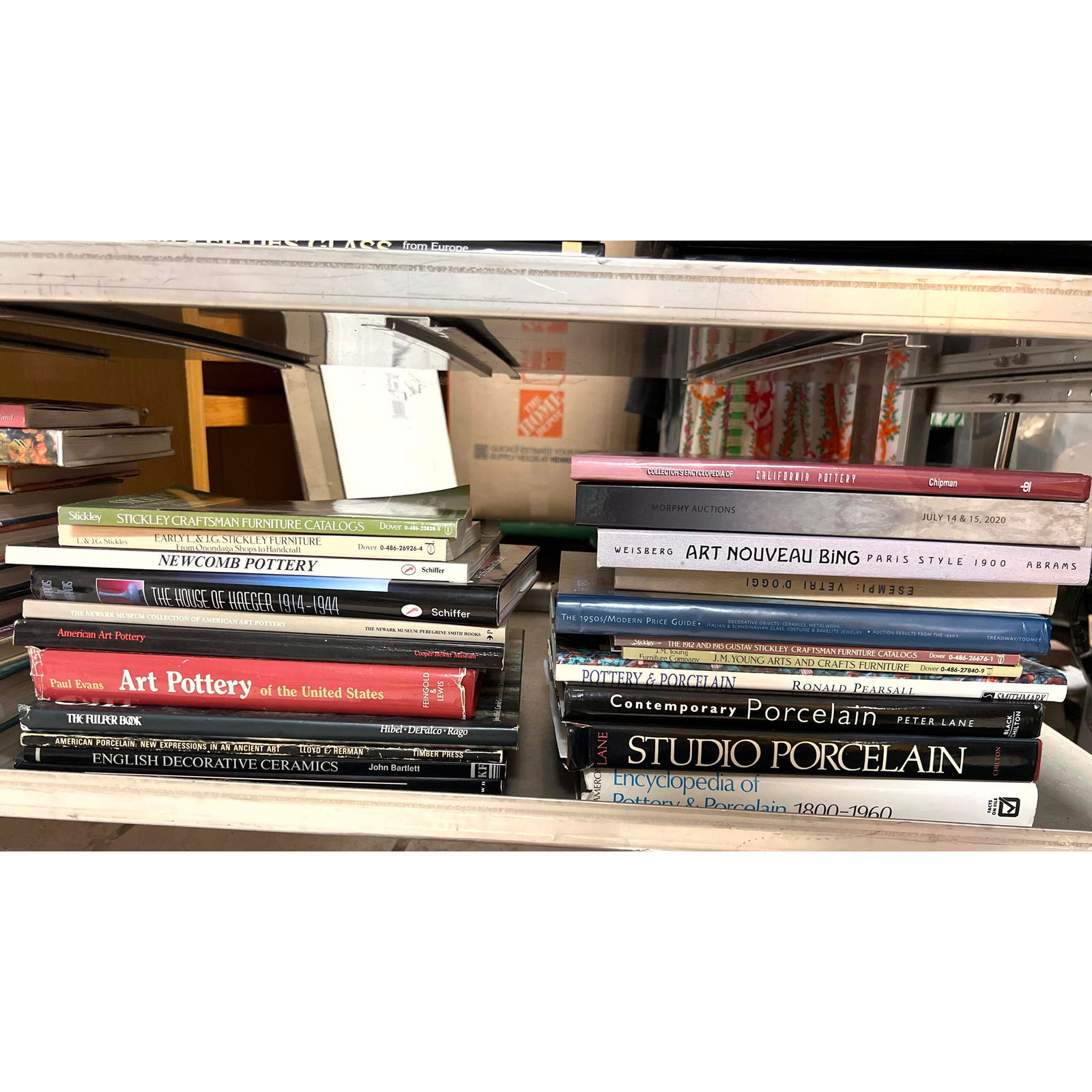 Lot of 50+ Pottery Art Books.  Arts and Crafts. Stickley, Fulper, Scandinavian, Southwest, Mexican, (1 of 12)