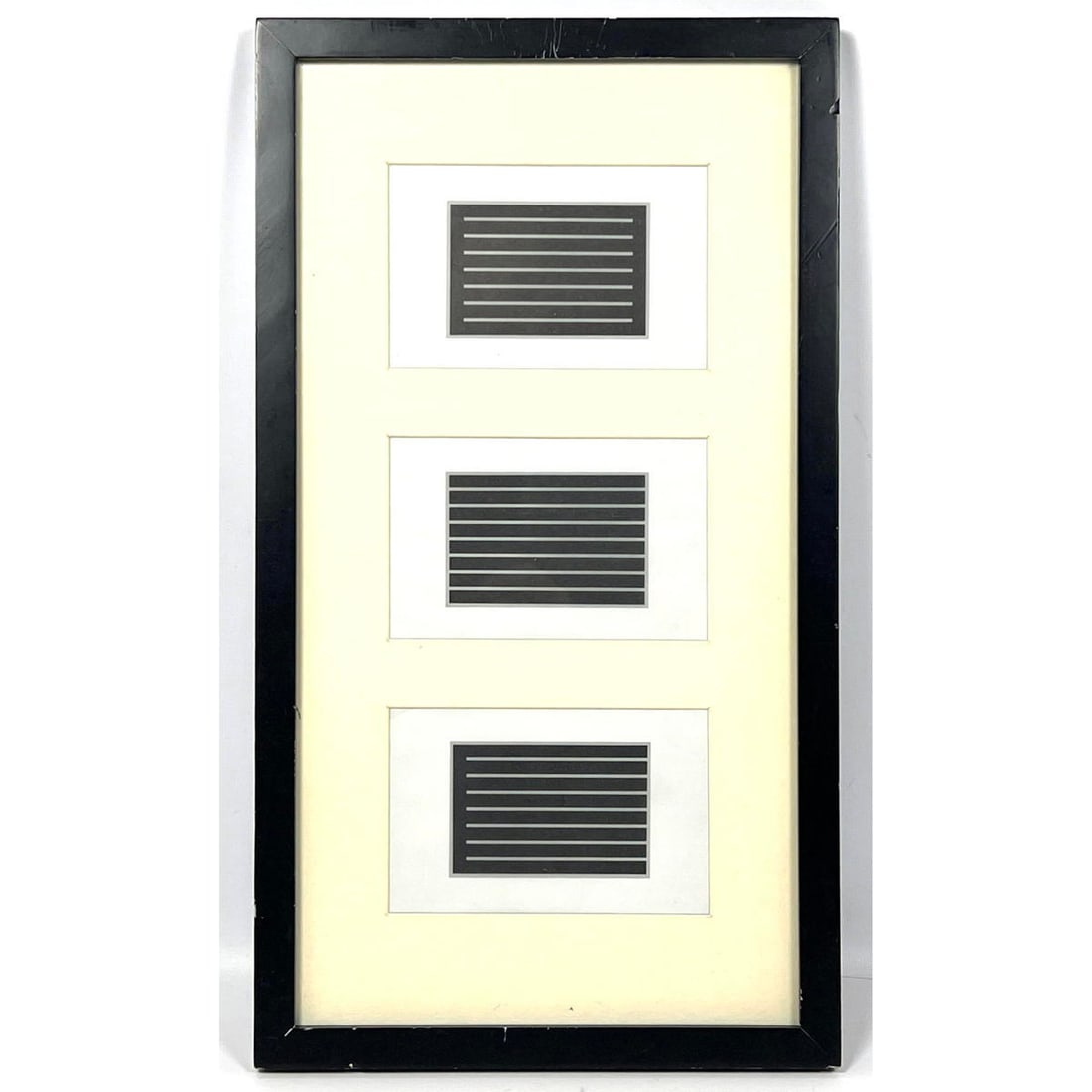 3pc DONALD JUDD - The Last Editions, 1994. miniature prints on Vellum. (1 of 8)