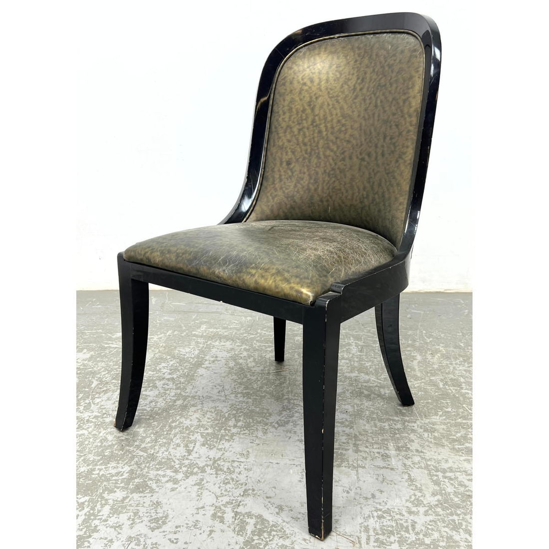 Karl Springer Regina Side Chair: Karl Springer Regina Side Chair Dimensions: Height: 36 inches, Width: 21.5 inches, Depth: 21 inches. - Seat Height: 18 inches ---