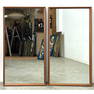 Pair Canadian Teak Wall Mirrors. Mid Century Modern.