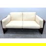 Bastiano Settee by TOBIA SCARPA for GAVINA. Rosewood Frame Modernist Sofa. Two Seater Love Seat. Uph