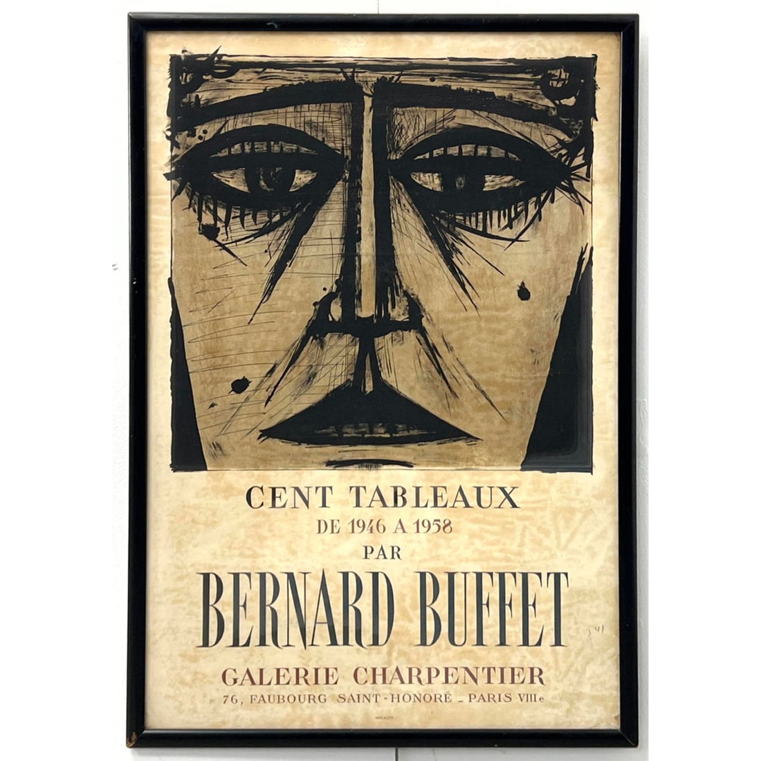 Bernard Buffet Galerie Charpentier Poster. 1958 (1 of 6)