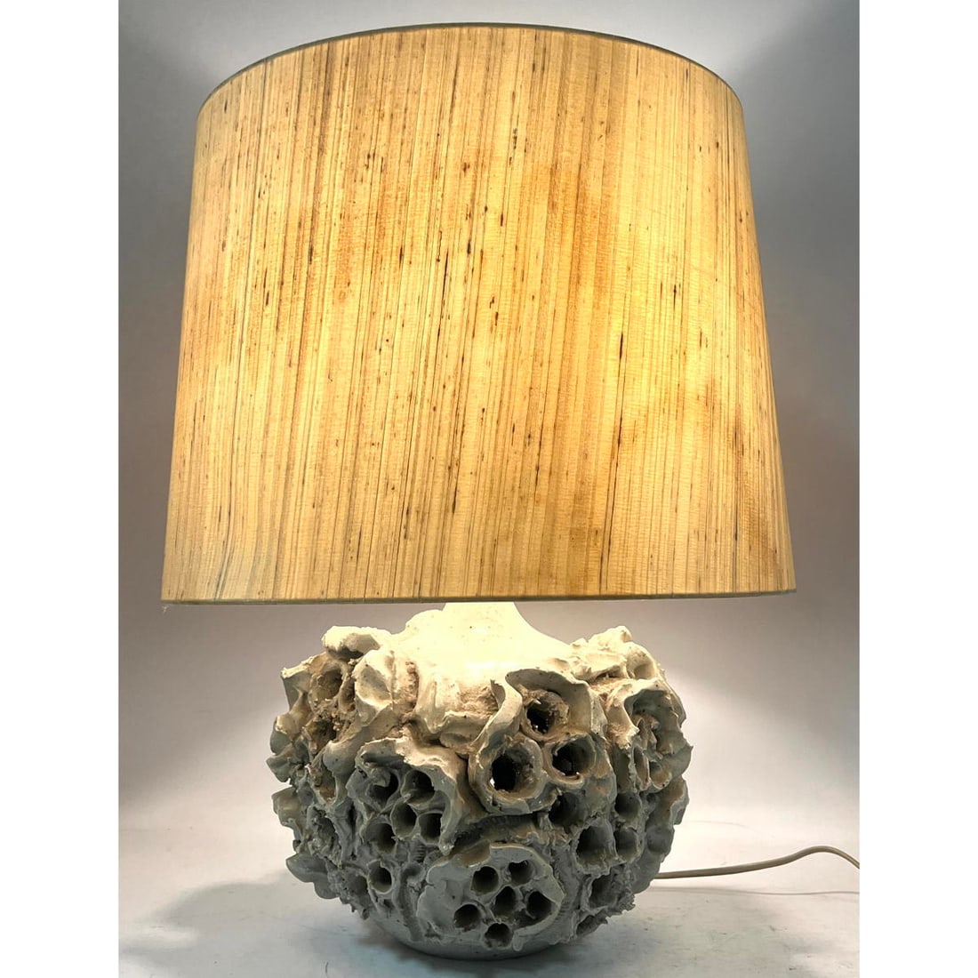 Danish Modern Bodil Marie Nielsen Denmark Brutalist Glazed Ceramic Lamp (1 of 13)