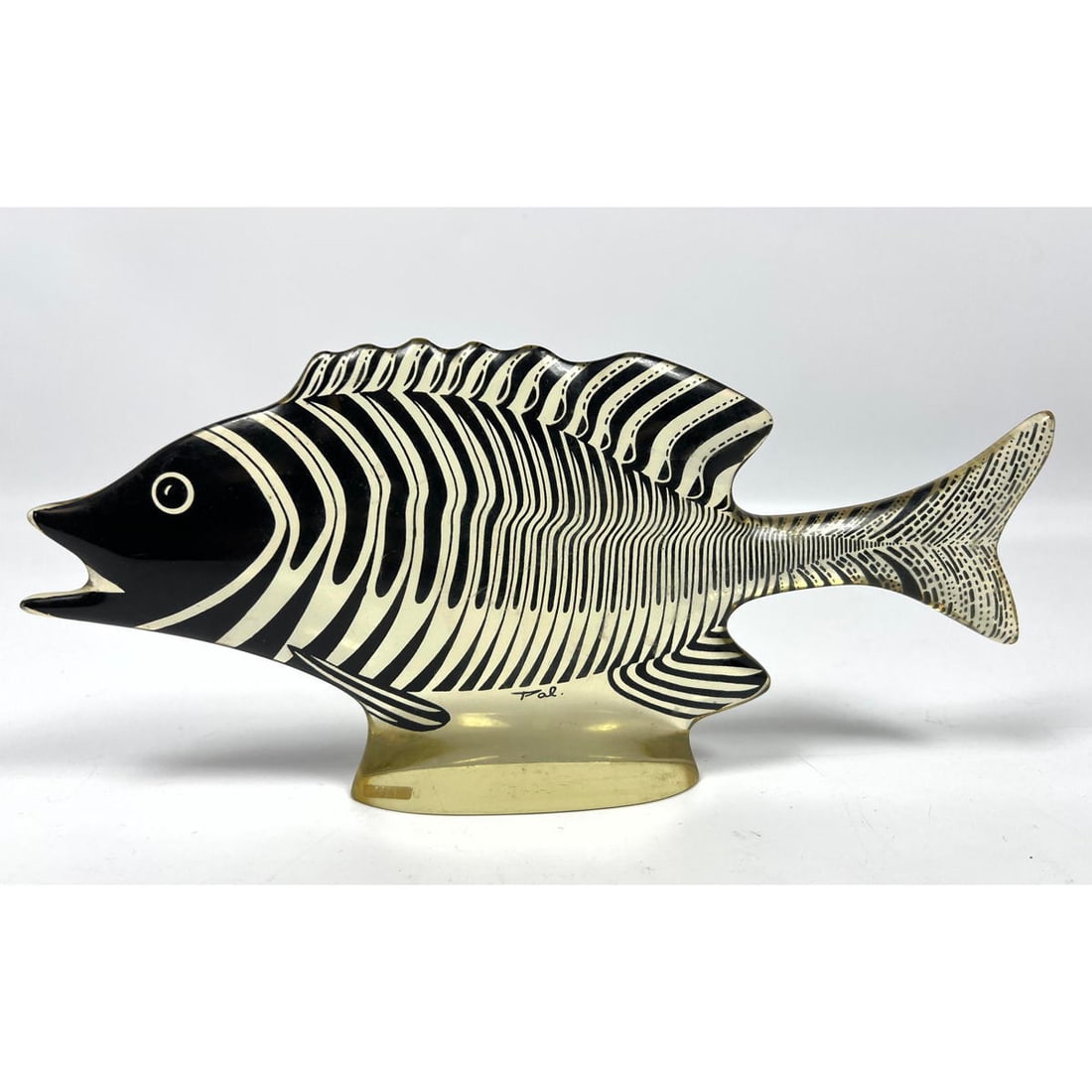 Abraham Palatnik Brazil Mid Century Mod Op Art Lucite Fish Sculpture (1 of 10)