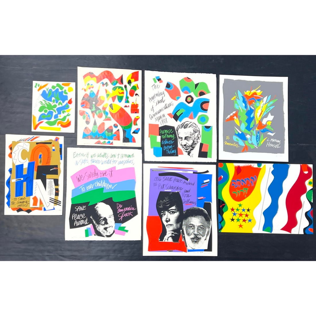 7pc SAM MAITIN Lithograph Prints. Signed and Inscribed. (1 of 18)