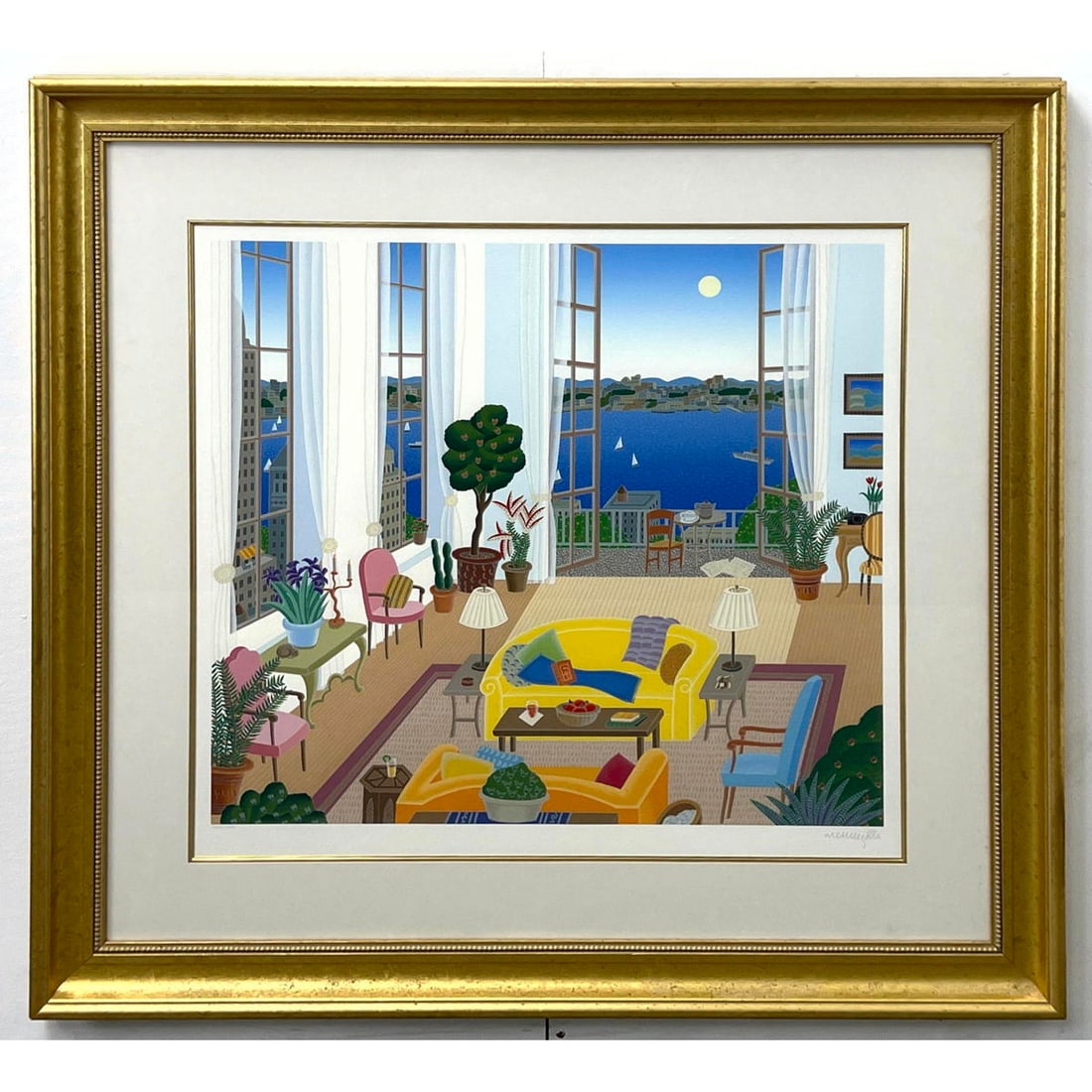 Thomas McKnight, Lake Shore Drive, Serigraph on Paper