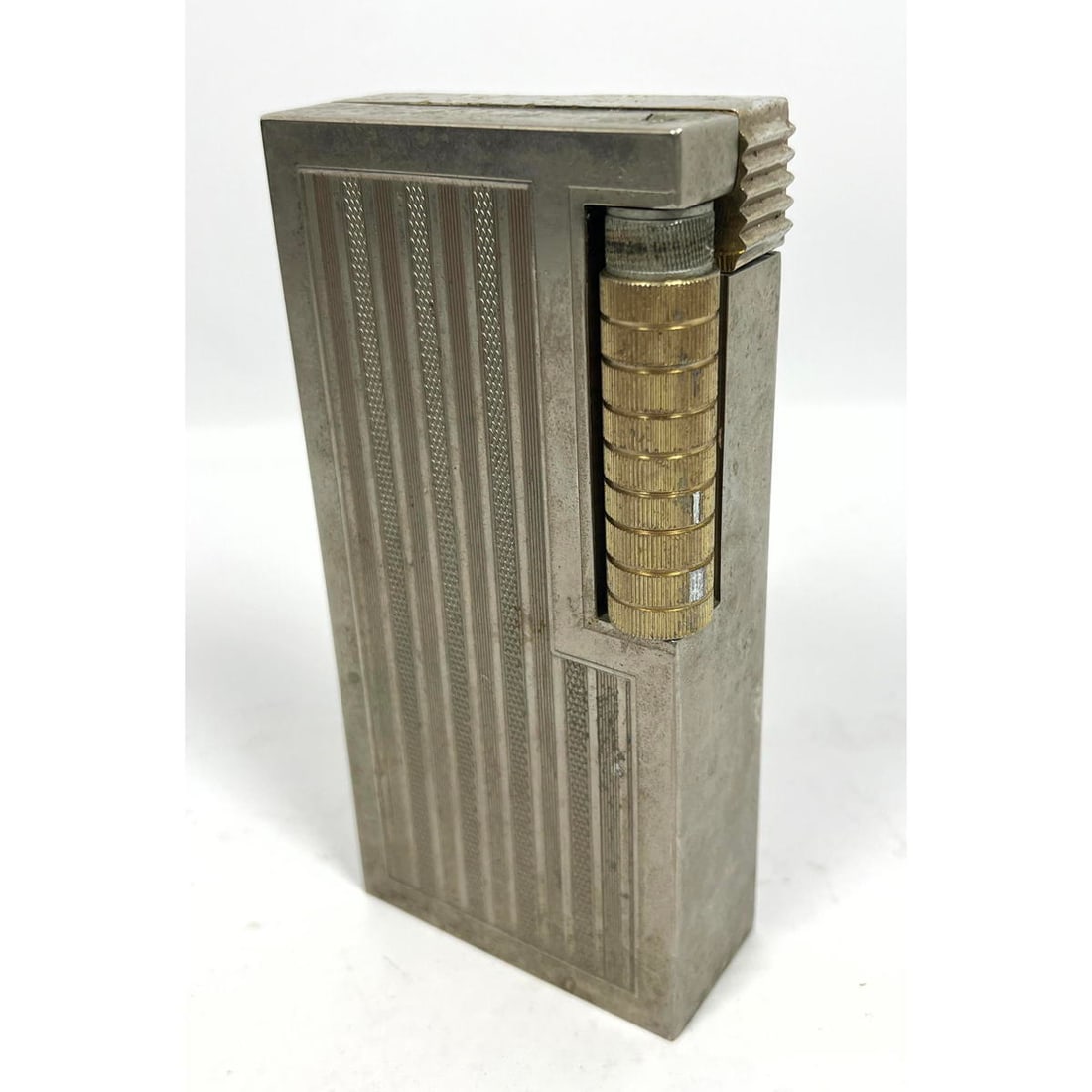 Oversized SWANK Mid Century Modern Lighter. A Full 7" Tall Table Top Lighter. (1 of 10)