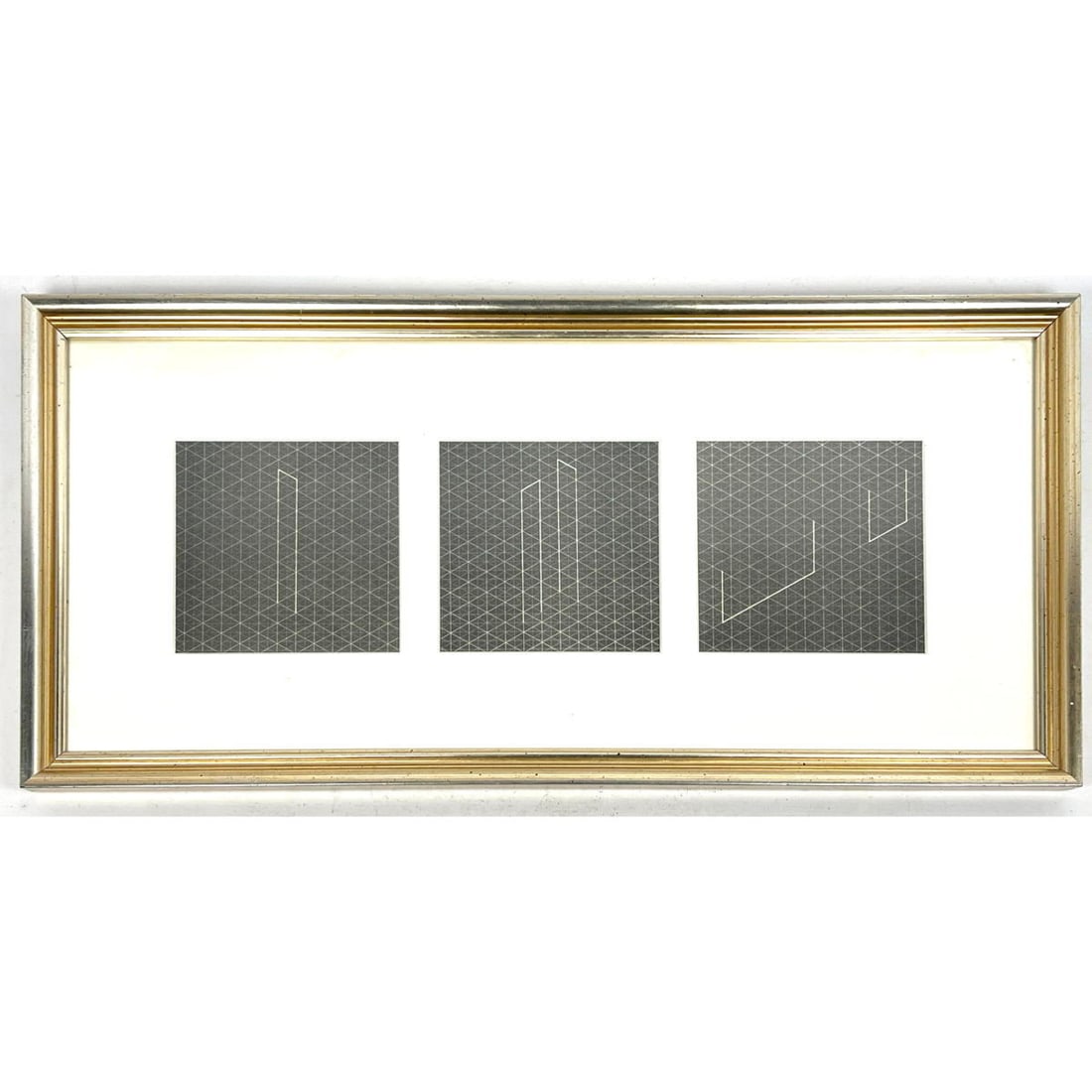 Fred Sandback offset lithographs. Unsigned 3 pc set. (1 of 11)