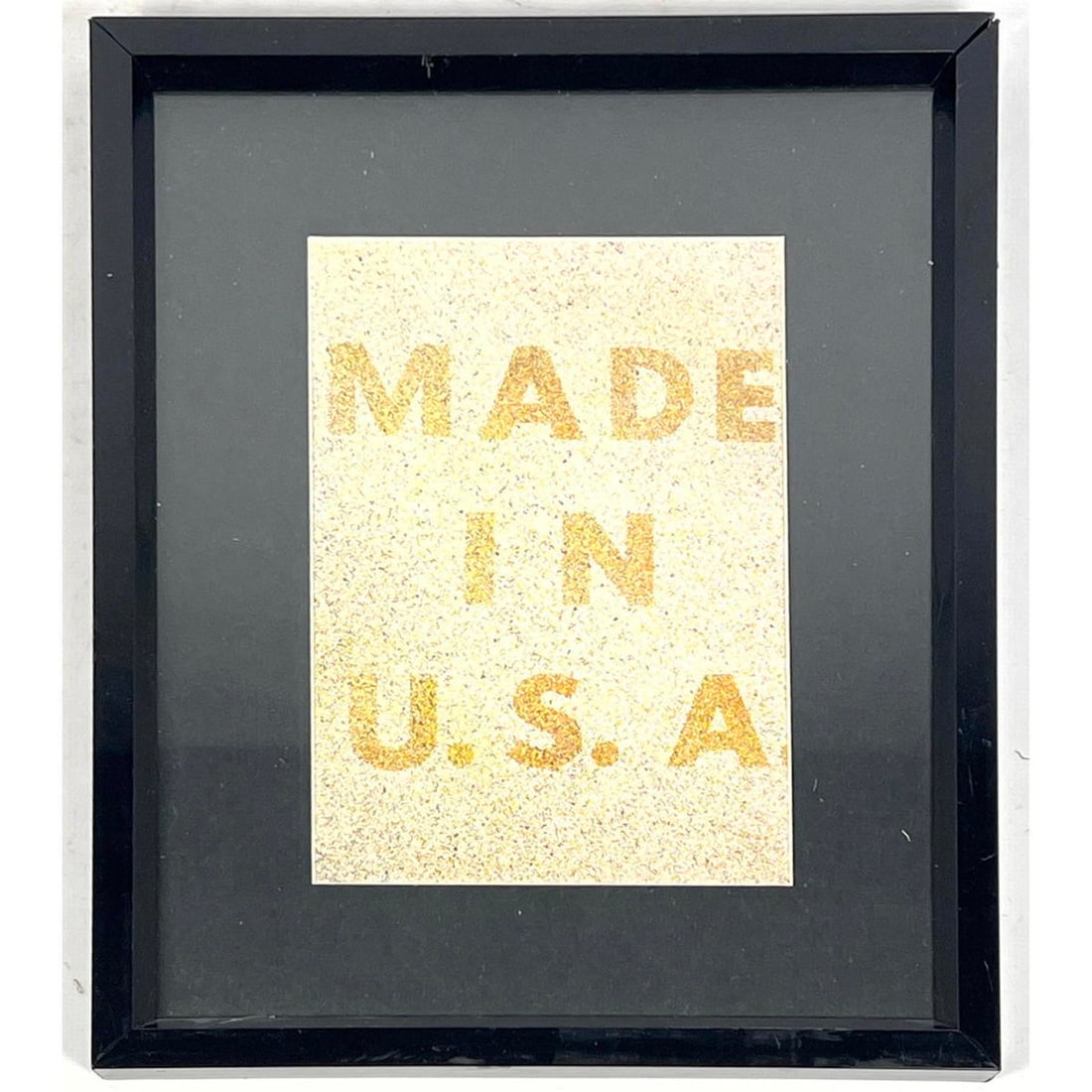 Ed Ruscha Lithograph Print.: Ed Ruscha Lithograph Print. Dimensions: Frame Height: 10.5 inches, Frame Width: 8.5 inches. - Image Size: Image Height: 6.5 inches, Image Width: 4.5 inches. --- US Packing and Shipping charge: In hous