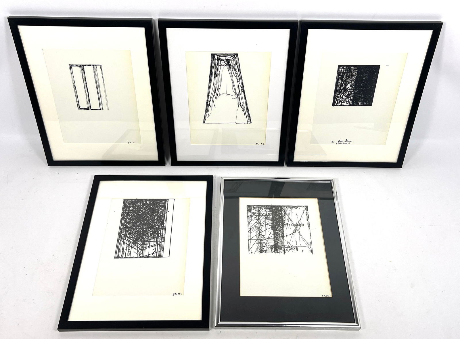 BRYCE MARDEN 5 pcs offset lithograph. Initialed and dated in the stone (1 of 15)