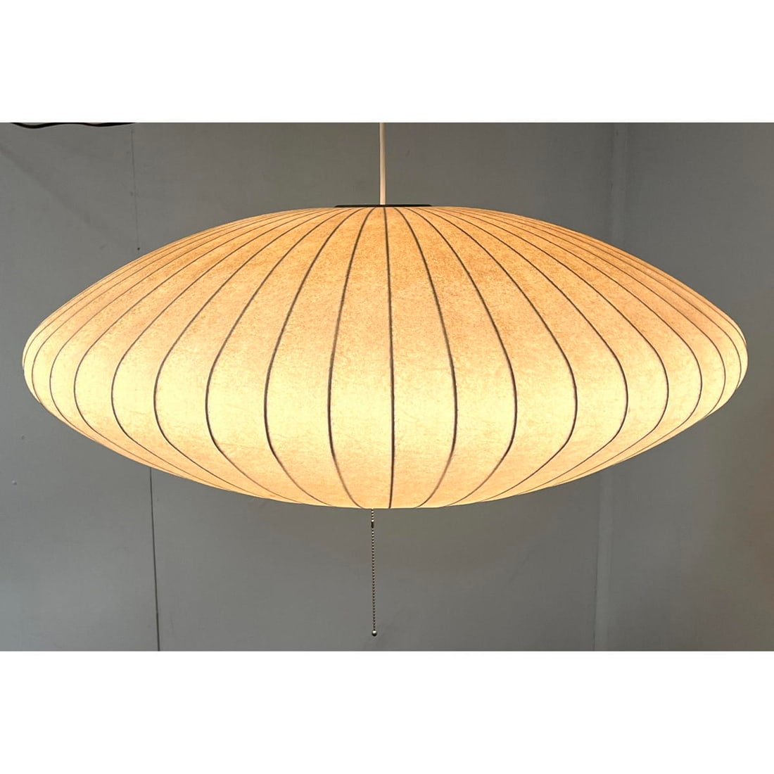 Large Vintage George Nelson Howard Miller Saucer Bubble Pendant Lamp Chandelier. (1 of 11)