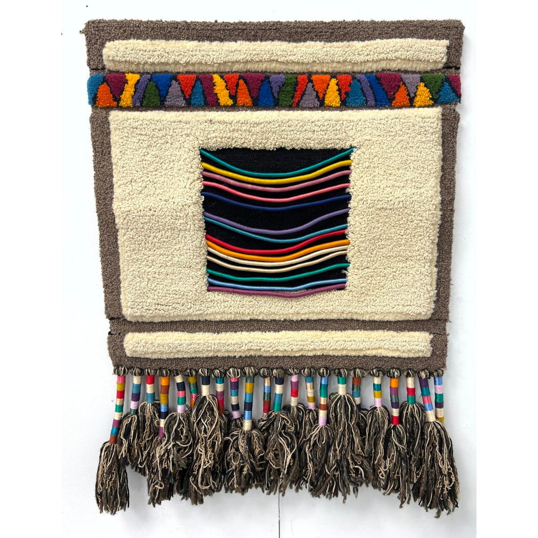 Israel Wool Wall Hanging Art Weaving . (1 of 9)