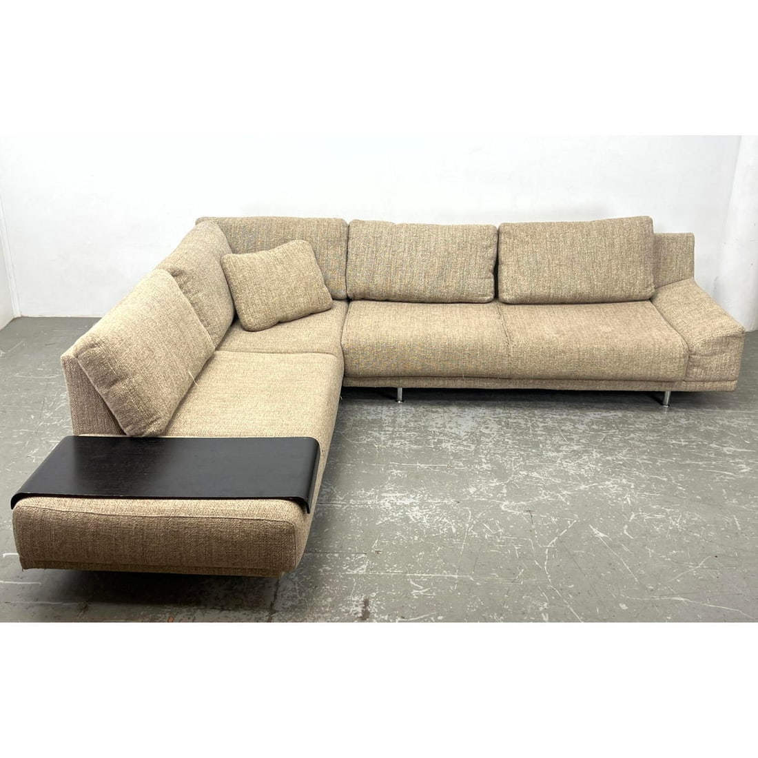 BO Concept 2 Section Sofa Couch with Removable Tray Table. (1 of 12)