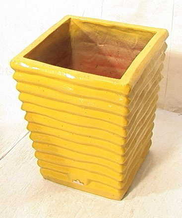 244 Large Eschbach Glazed Ceramic Planter Square R