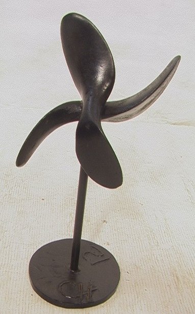 CHRISTOPHER HILTEY Found Object Figural Sculpture: CHRISTOPHER HILTEY Found Object Figural Sculpture. Repurposed objects: "Untitled". Signed with initials CH '12.-- Dimensions: H: 21 inches: W: 12 inches: D: 12 inches ---