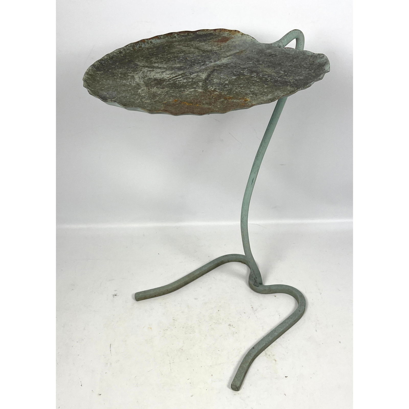 Salterini lily pad side tables. Painted wrought iron (1 of 11)