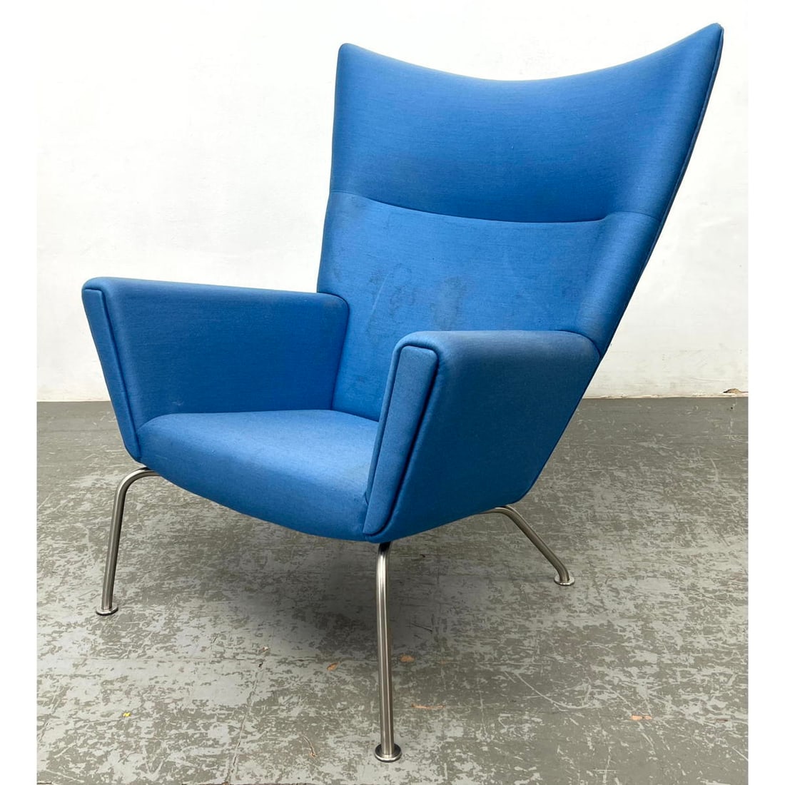 Hans J. Wegner CH445 Wing Chair by Carl Hansen, Marked with Maker Label and Serial Number (1 of 12)