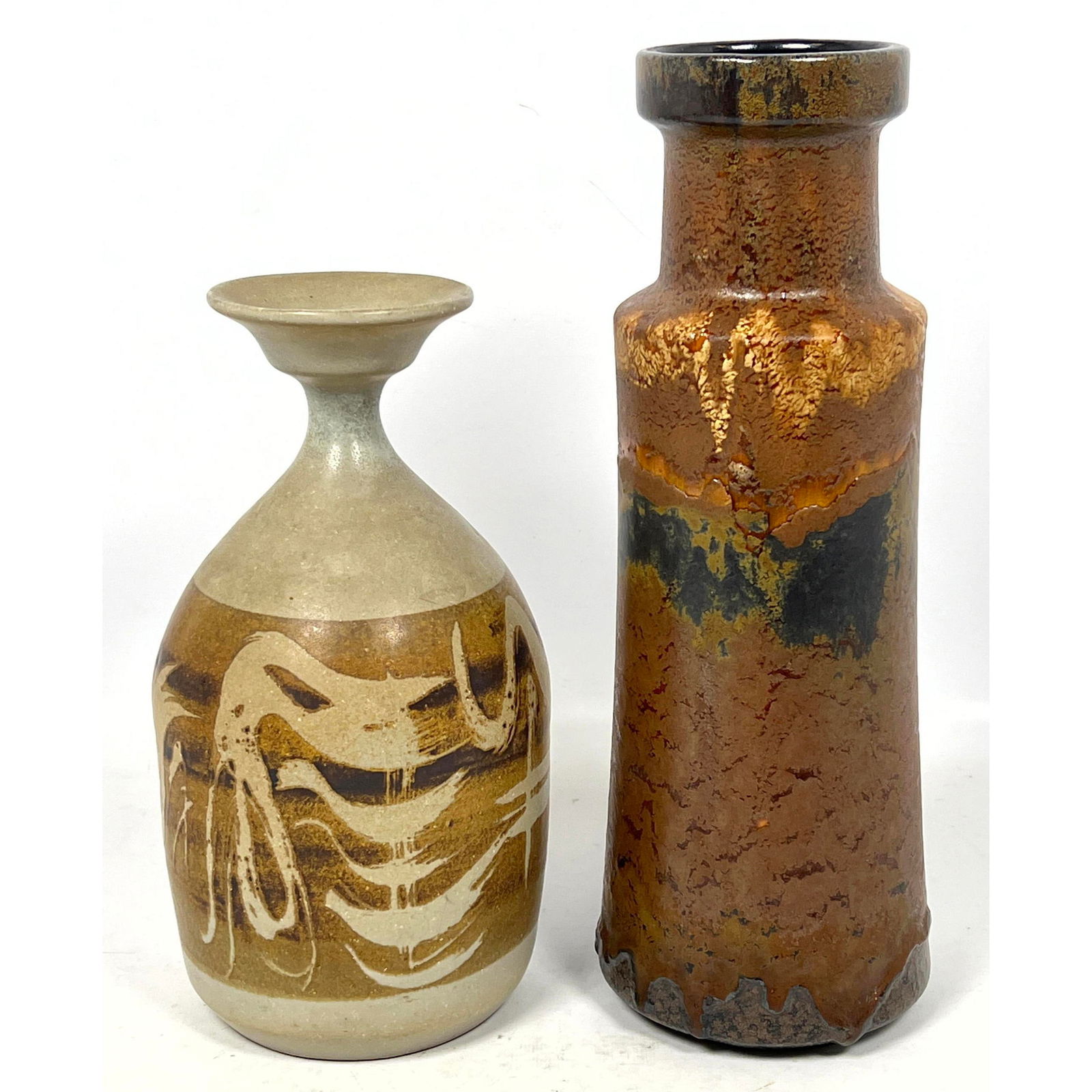 2pc Art Pottery. Designs West Pottery California. also W Germany. (1 of 13)