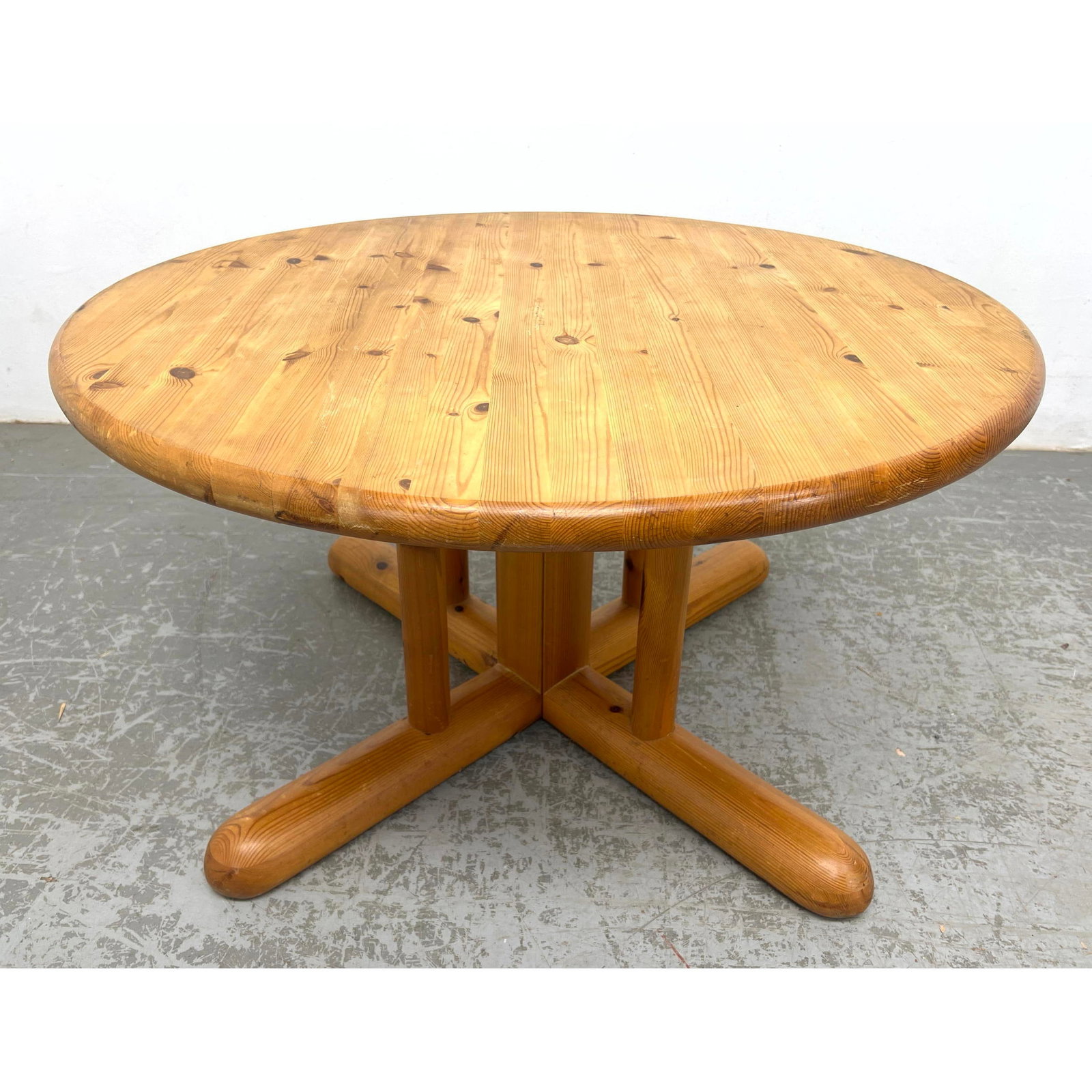Vintage Danish pine coffee table attributed to Rainier Daumiller (1 of 8)
