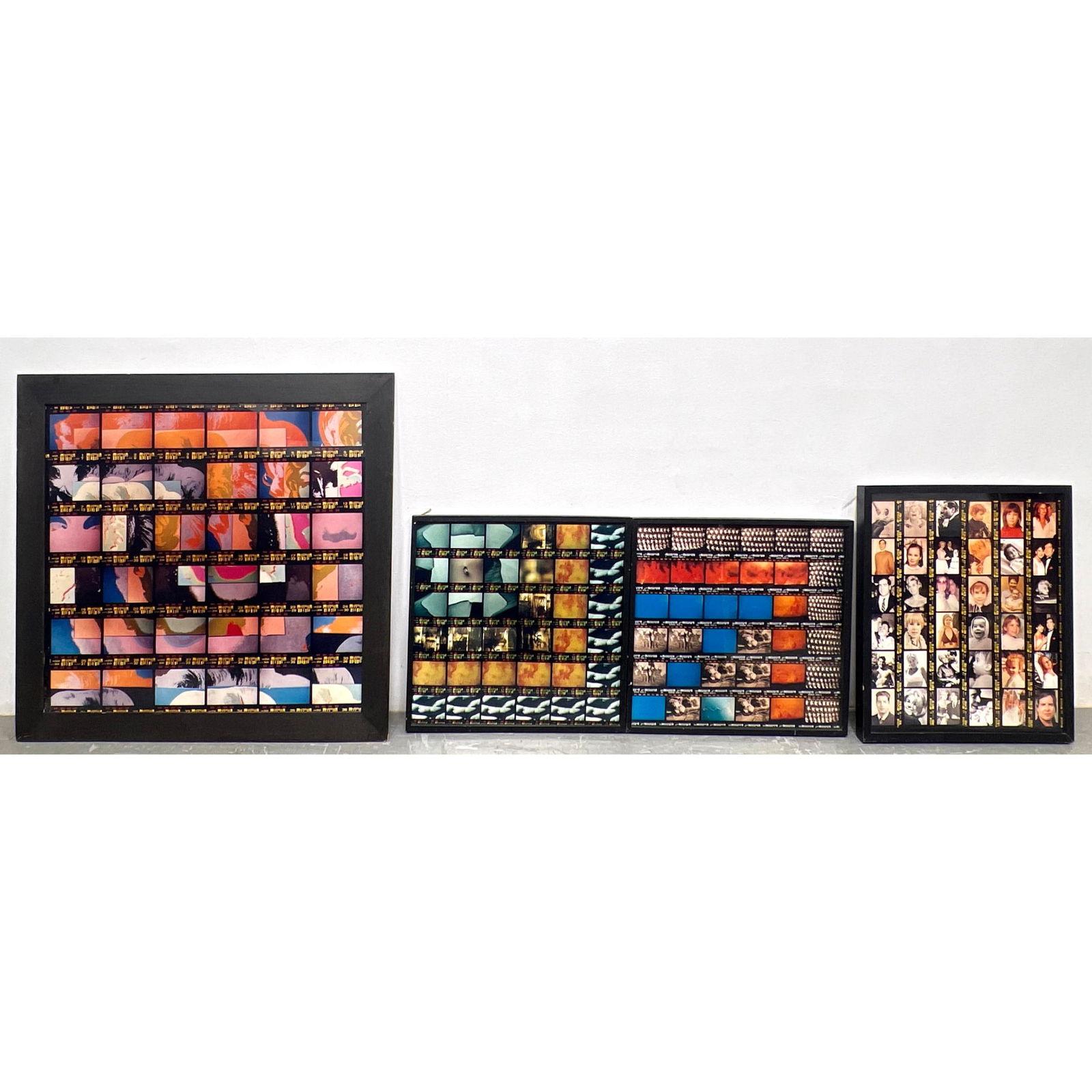 4pc Lot Ruth Litoff Photographs. People - Color - Texture Labels, handprints on back of some. profes (1 of 14)