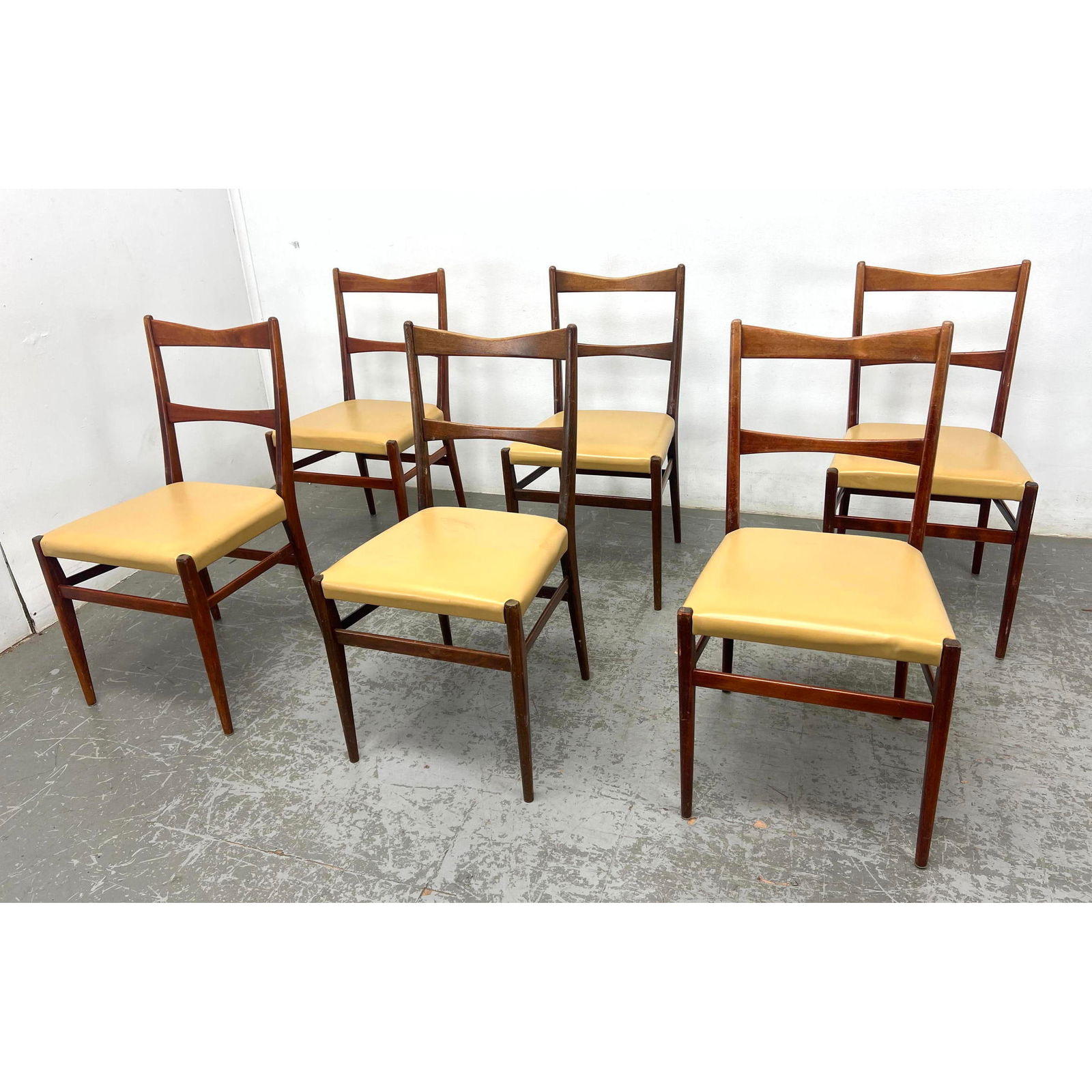 Set 6 Danish Illums Bolighus teak dining chairs. Signed with label. (1 of 12)