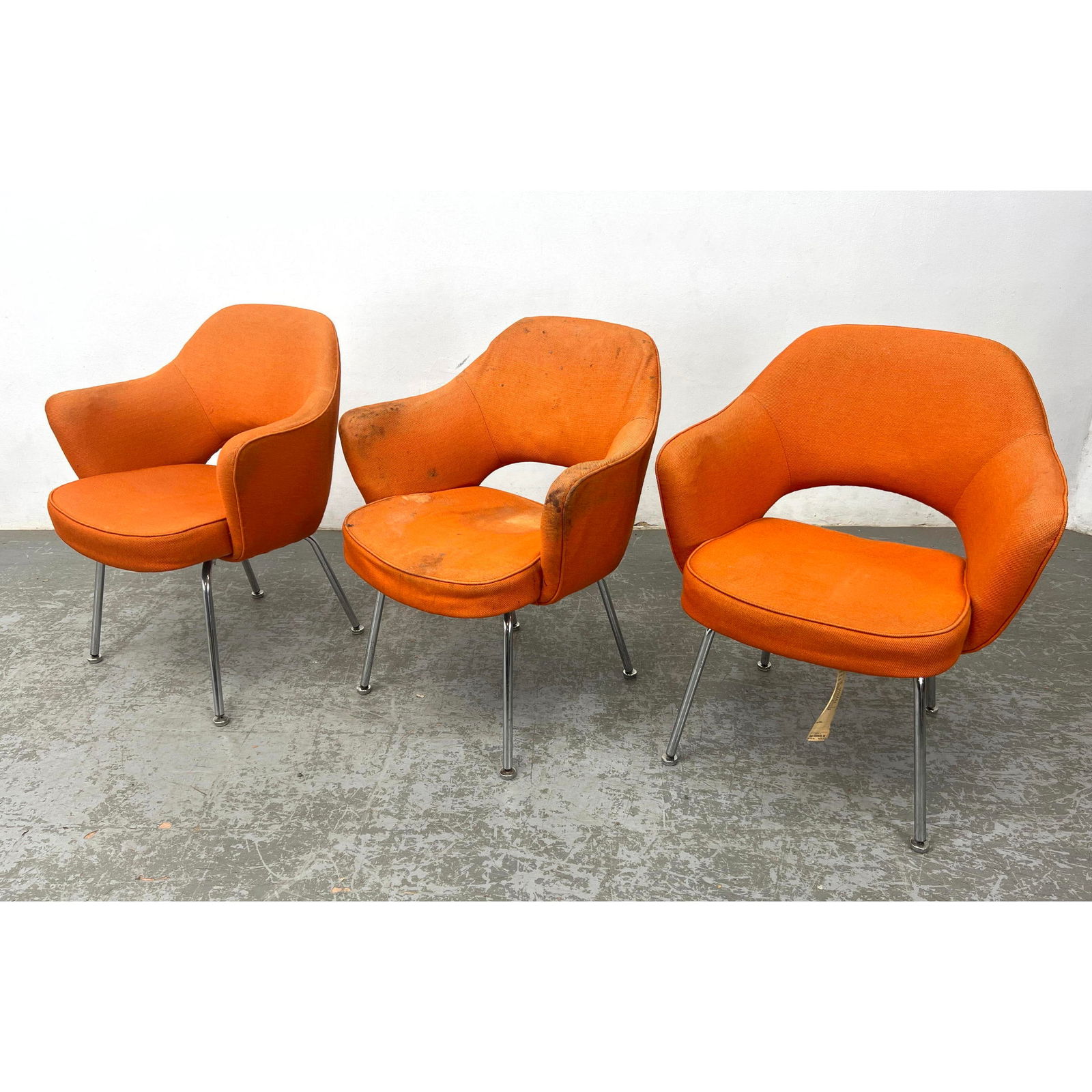 Set 3 Eero Saarinen for Knoll Executive Arm Chairs (1 of 6)