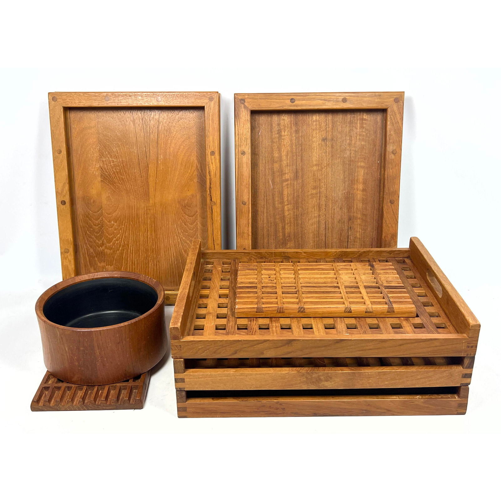 8pcs Dansk Jens Quistgaard Teak Trays. (1 of 19)