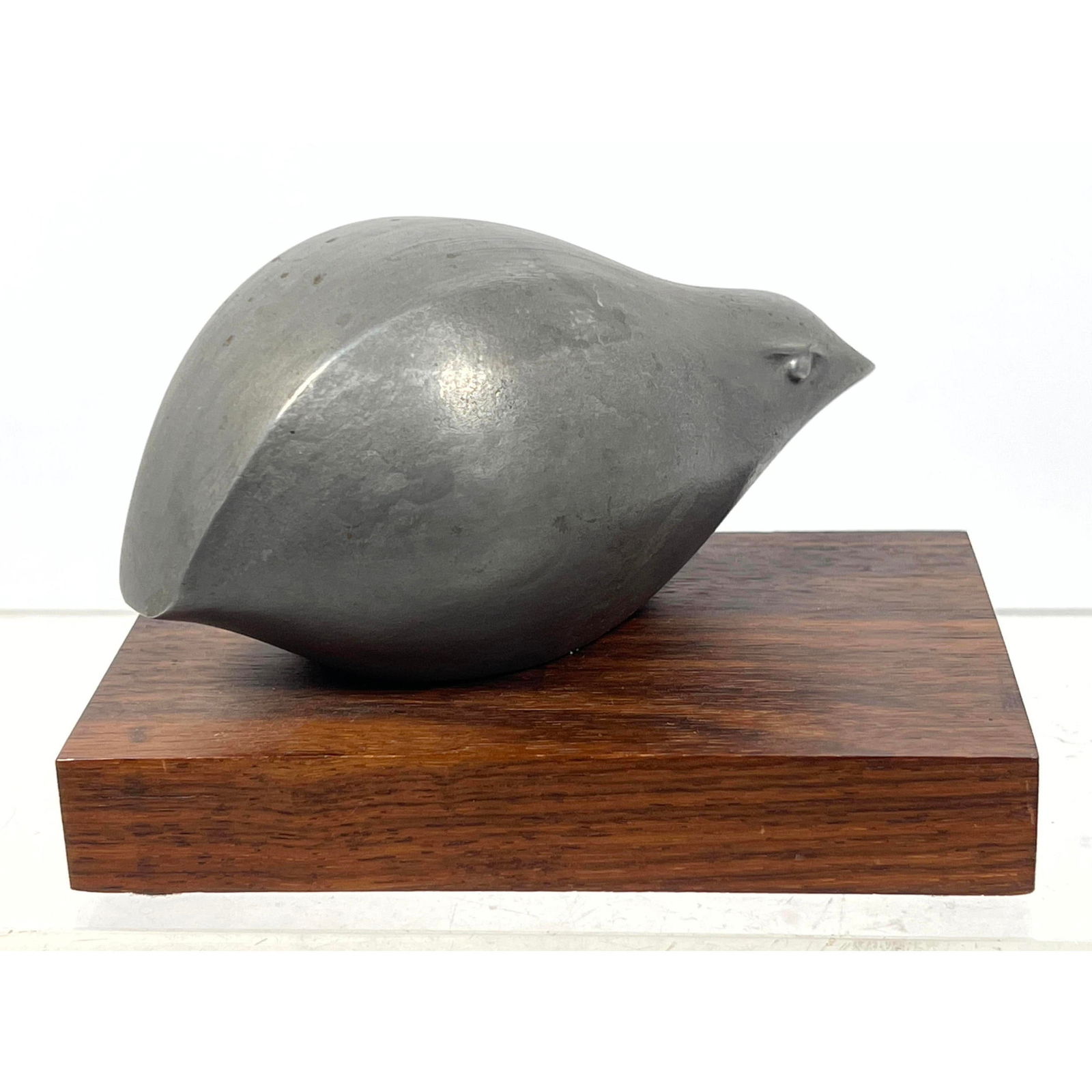 Benny Bufano quail reproduction Sculpture. made by the Hewlett Packard metal shop. This edition was (1 of 9)