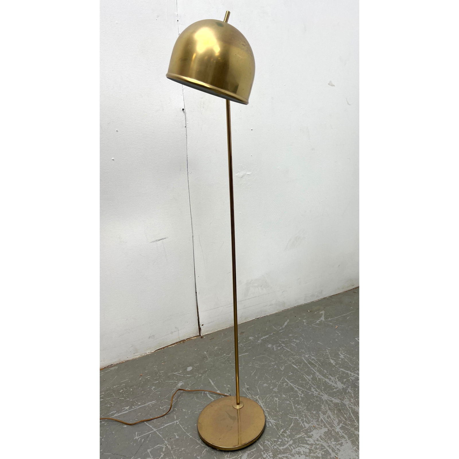 Brass floor lamp G-075 by Eje Ahlgren for Bergboms Sweden (1 of 8)