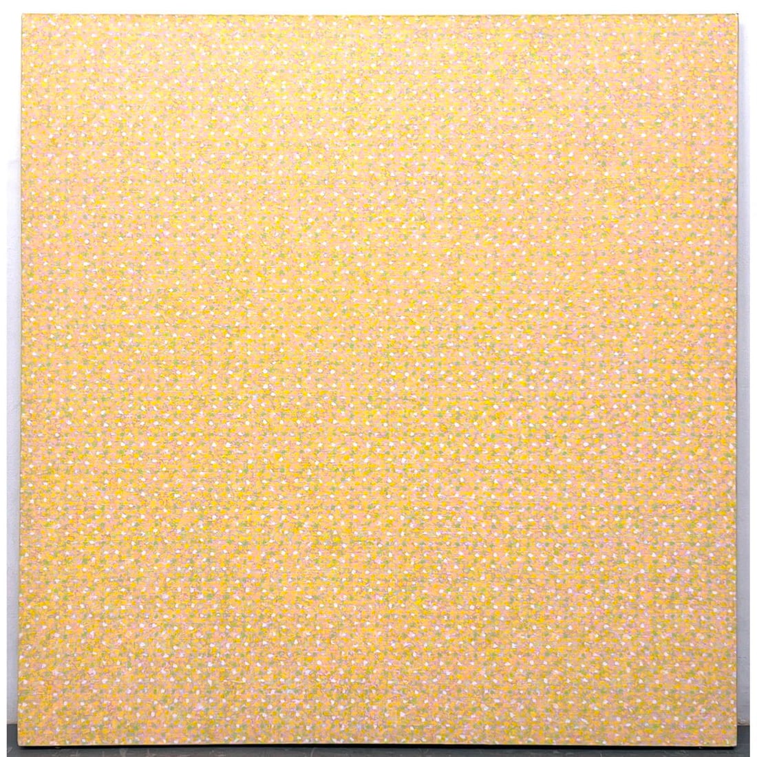 Large NICK D VACCARO Modernist Painting #1. Pointillist inspired 5' Abstract Painting. Stretched can (1 of 13)