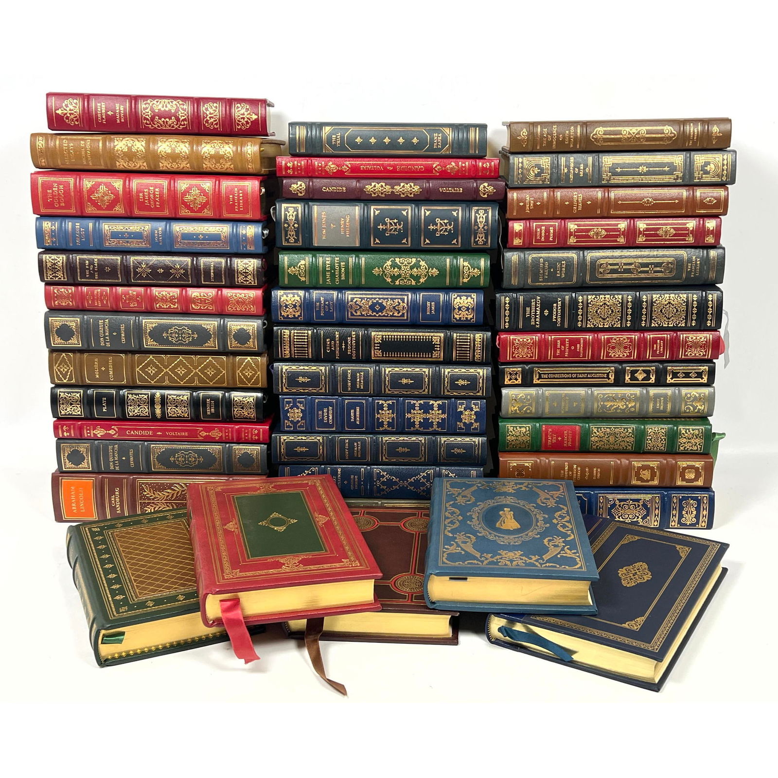 41 Franklin library Leather Bound Books. , Oxford library. (1 of 13)