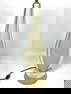 Venetian Murano Art Glass Lamp. Cased Teardrop form. Modernist Italian Lighting.