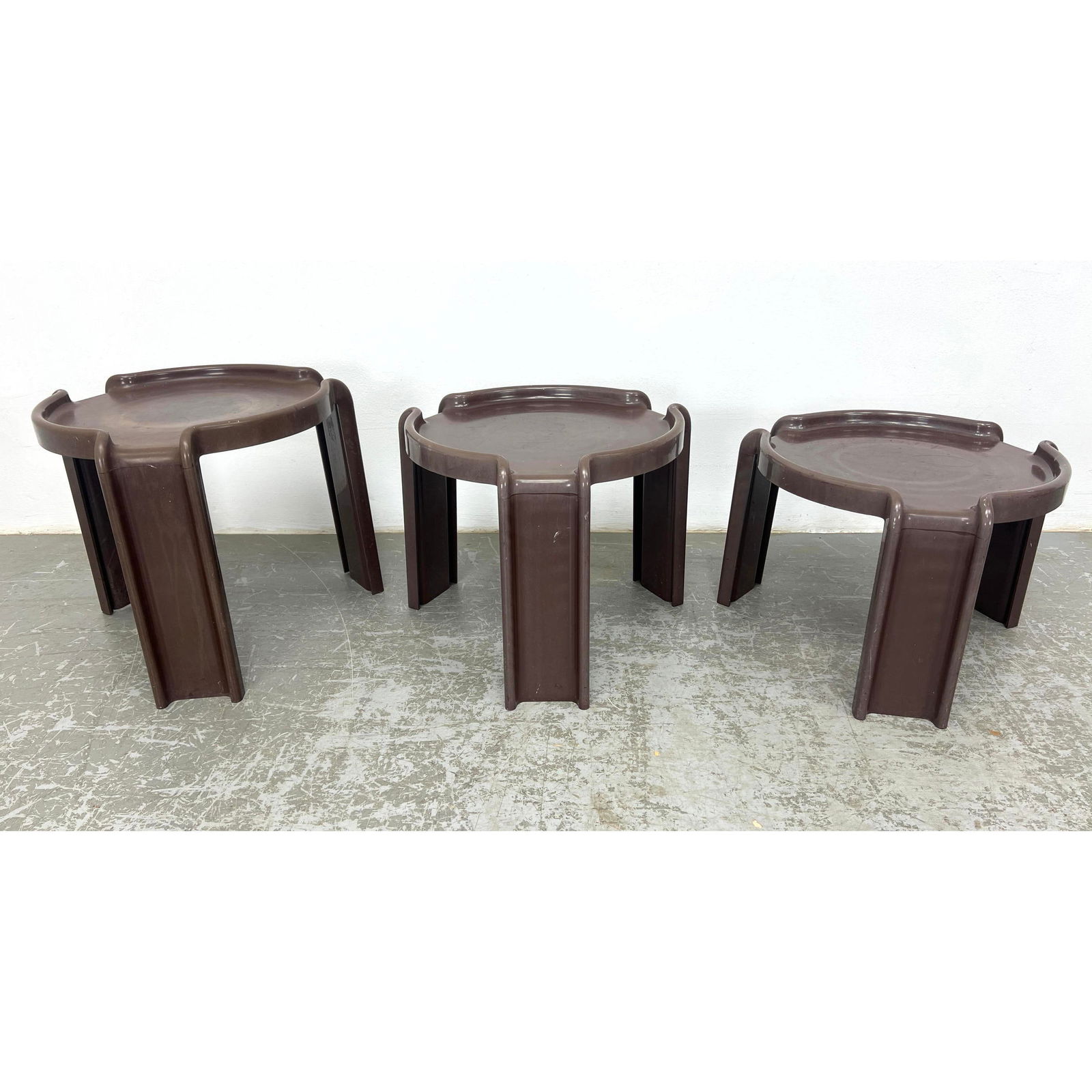 GIOTTO STOPPINO Plastic Stacking Side Tables for KARTELL . (1 of 15)
