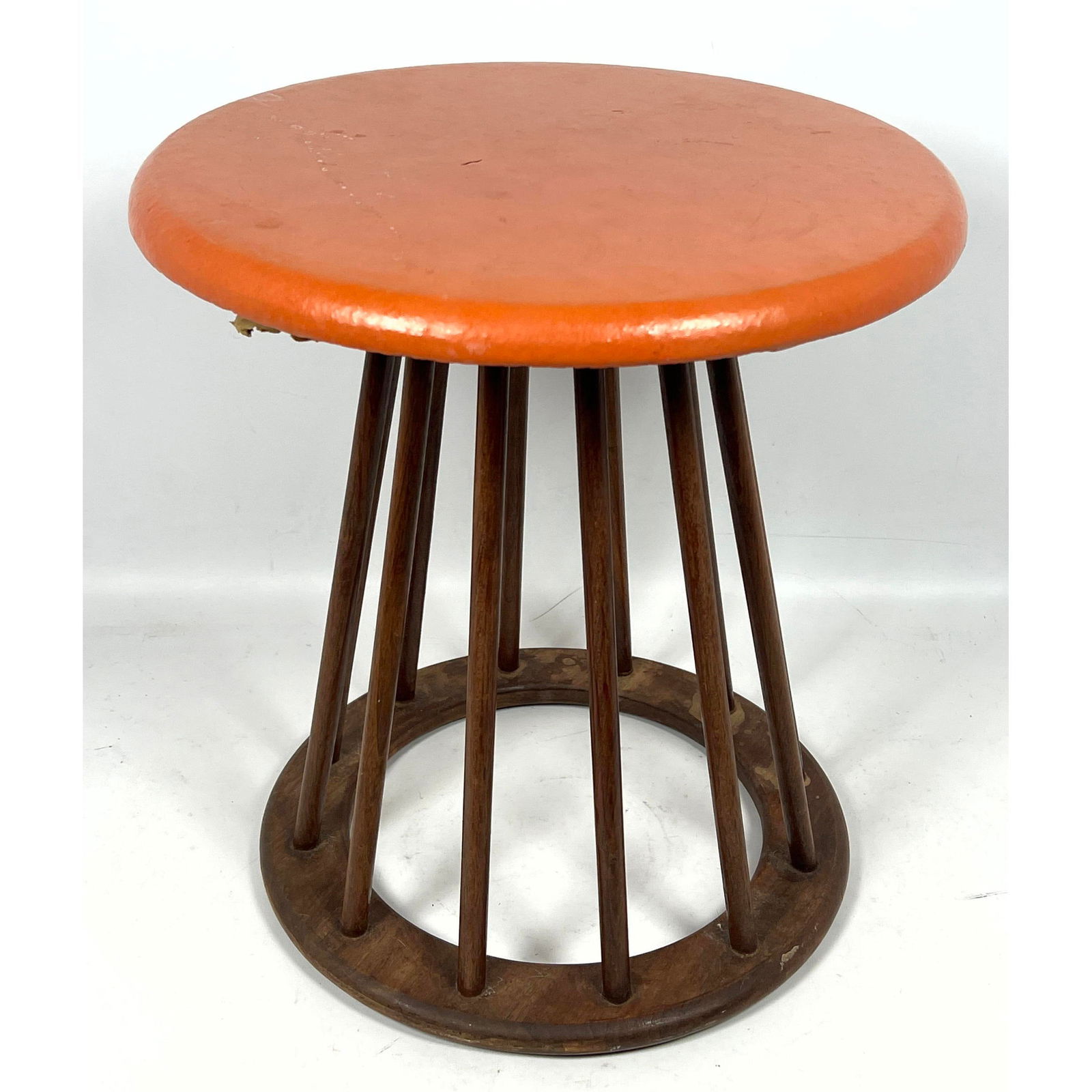 Arthur Umanoff Walnut Spindle Stool (1 of 9)