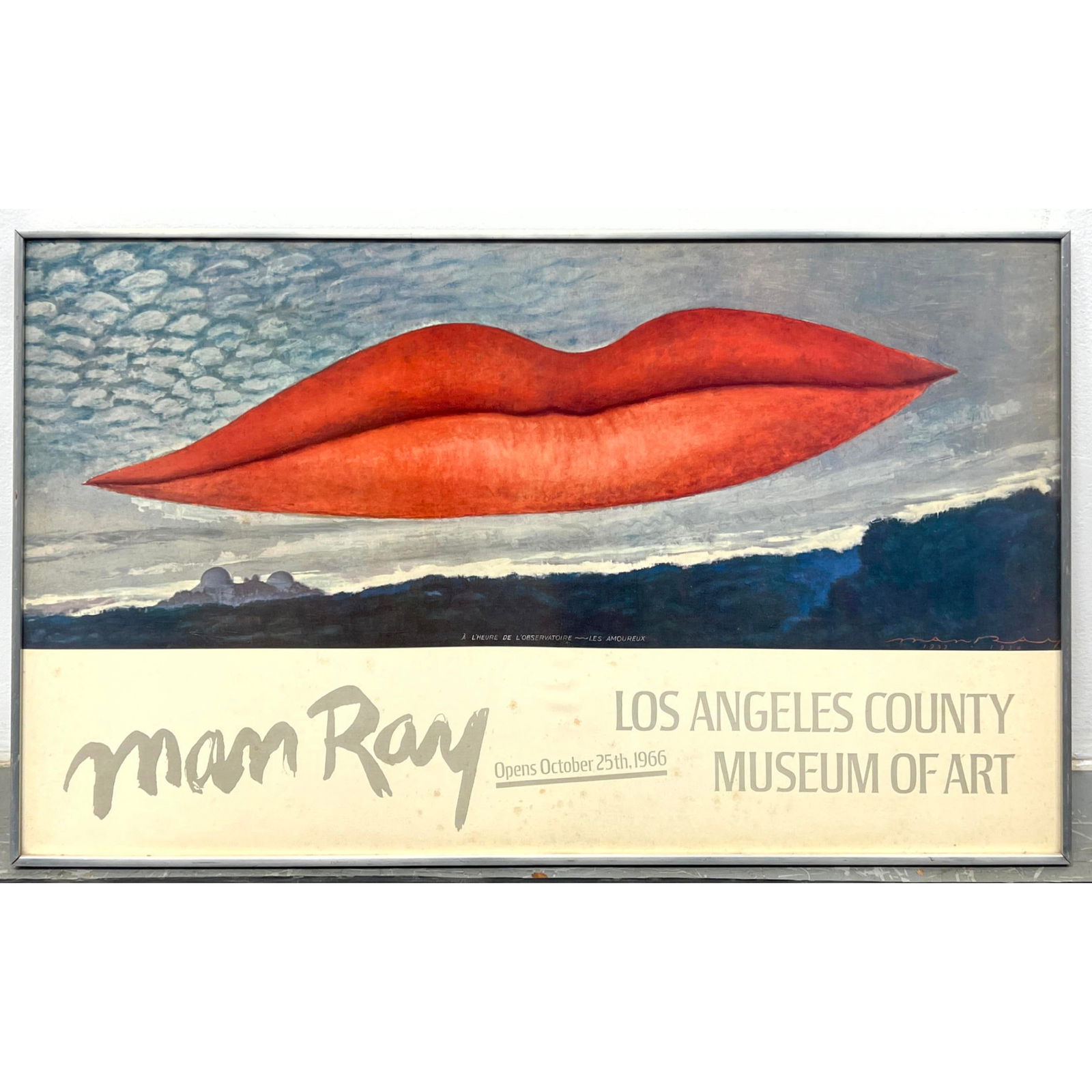 Man Ray Lips Poster. Los Angeles County Museum of Art. (1 of 11)