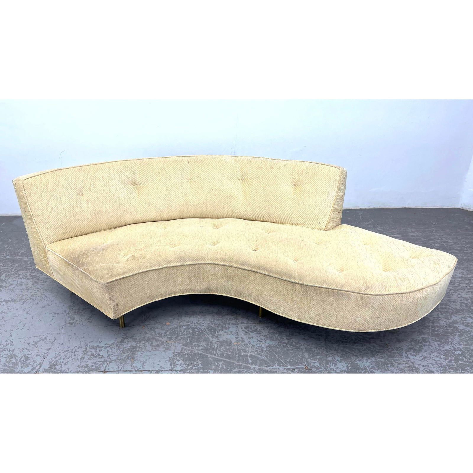 Mid Century Serpentine Sofa Gibbings Style with (1 of 15)