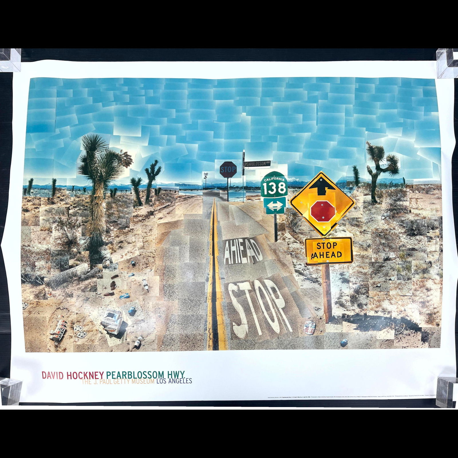 David Hockney Exhibit Poster J Paul Getty Museum, Los Angeles (1 of 9)