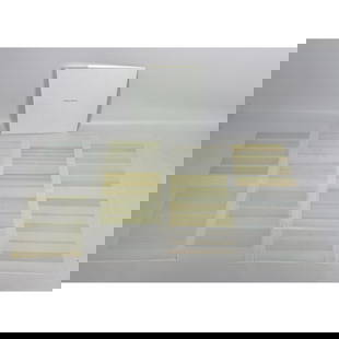 Set 10 Agnes Martin Offset lithos on vellum: Set 10 Agnes Martin Offset lithos on vellum Dimensions: Height: 11 inches, Width: 1 inches. --- US Packing and Shipping charge: $35 Plus rquired insurance at a rate of $2 per hundred. - We offer curbs