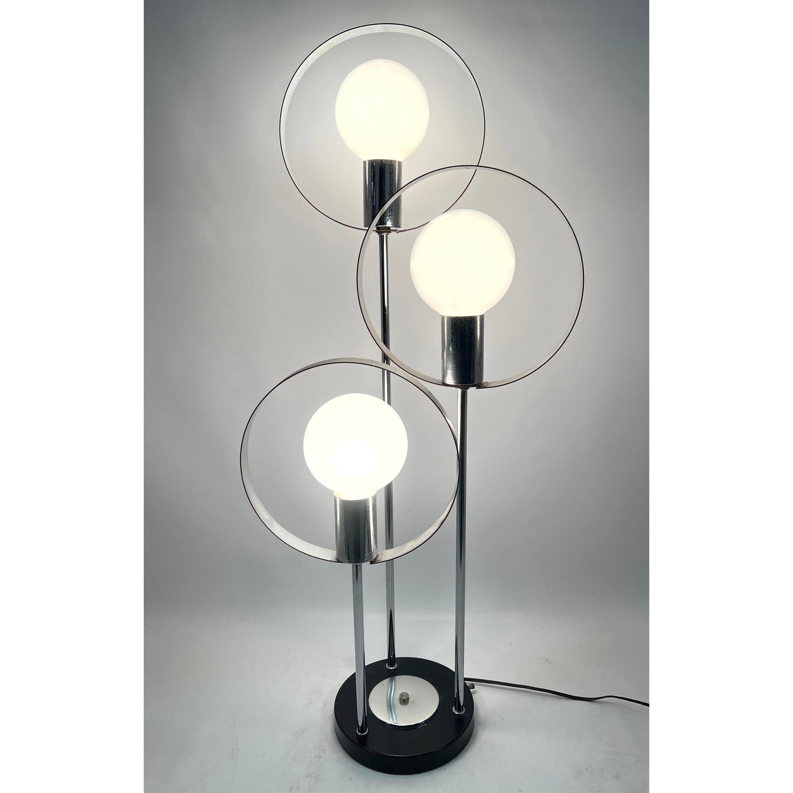 70s Vintage Space Age Mid Century Chrome Lamp (1 of 12)