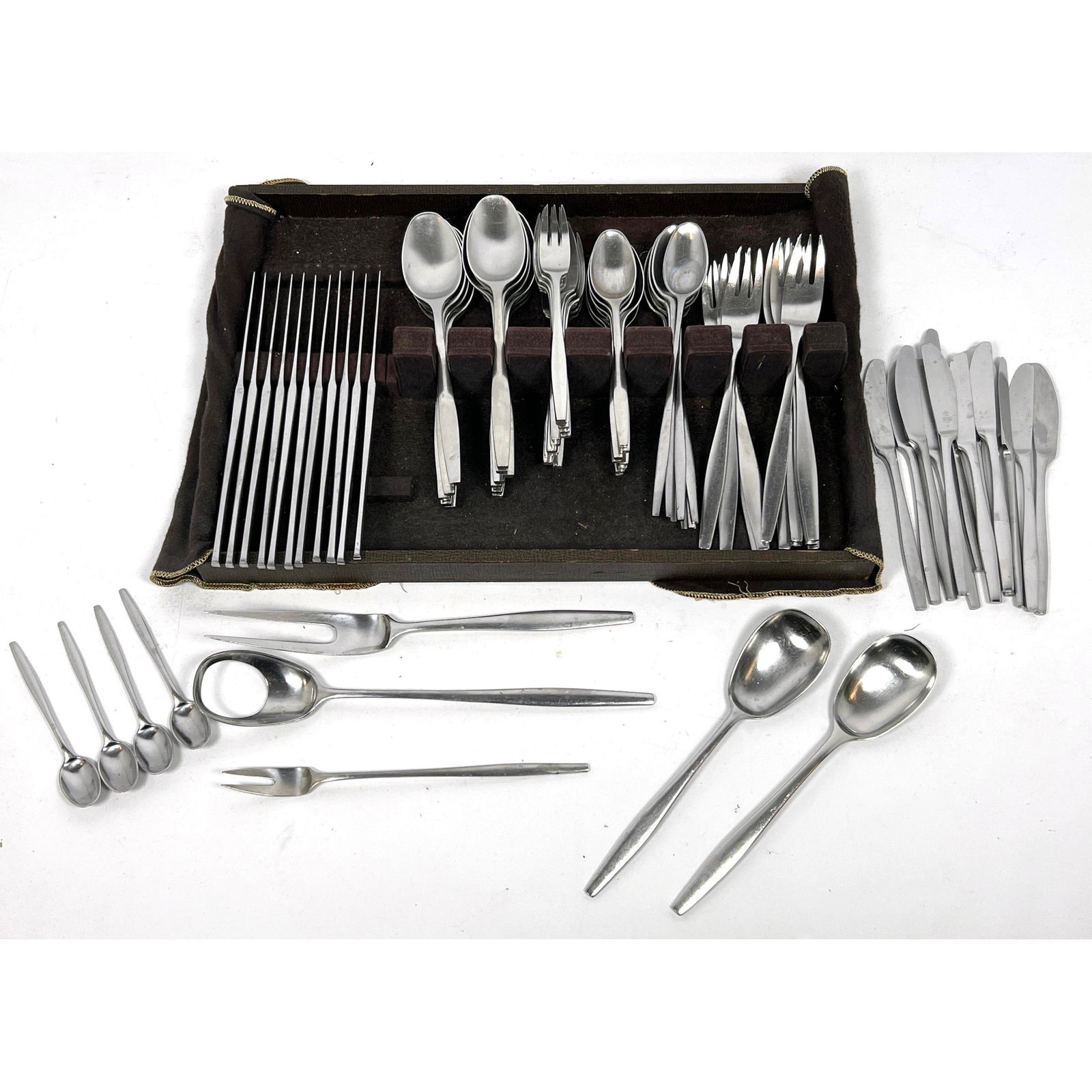 83 pcs Jens Quistgaard for Dansk "Variation V" Flatware Service. Some marked Dansk Finland and Some (1 of 13)