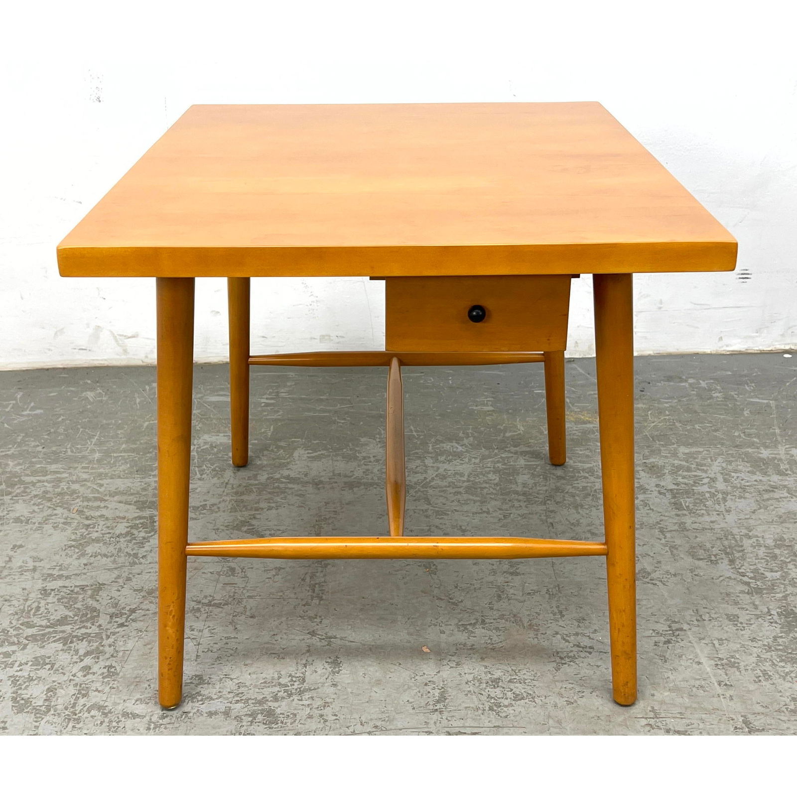 Paul McCobb Modernist Maple table. Single drawer (1 of 9)