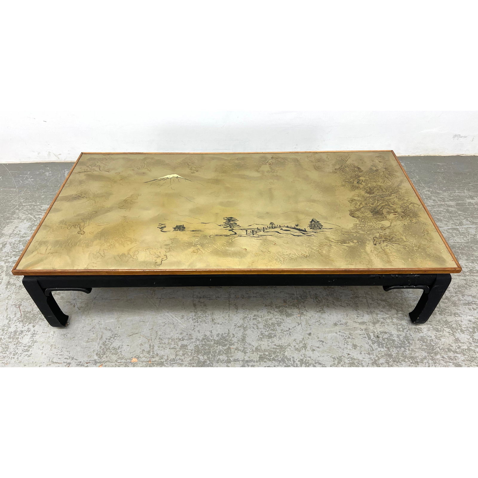 Chinoiserie Mid Century Modern Coffee Table. Asian style. (1 of 14)